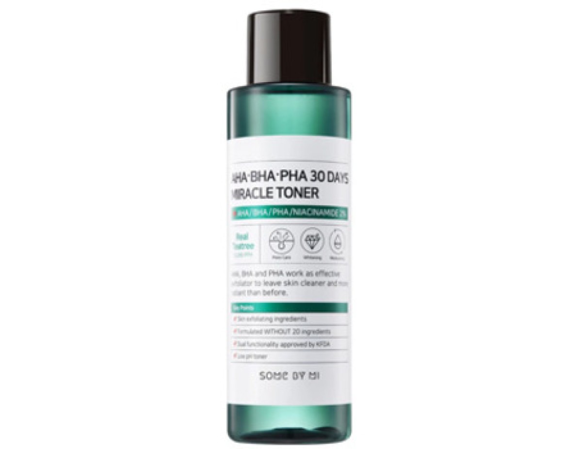Some By Mi-AHA.BHA.PHA 30 Days Miracle Toner - Zjemňující a hydratační tonikum-150ml