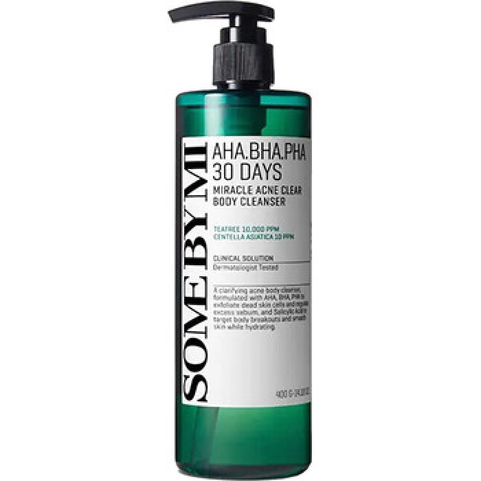 Some By Mi-AHA BHA PHA 30 Days Miracle Acne Clear Body Cleanser - Čisticí tělový gel-400.0g Some By Mi-AHA BHA PHA 30 Days Miracle Acne Clear Body Cleanser - Čisticí tělový gel-400.0g