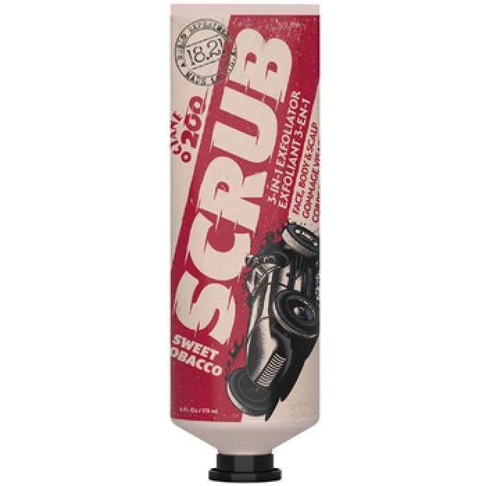 18.21 Man Made-Octane 200 Scrub Sweet Tobacco - face, body and scalp-178ml