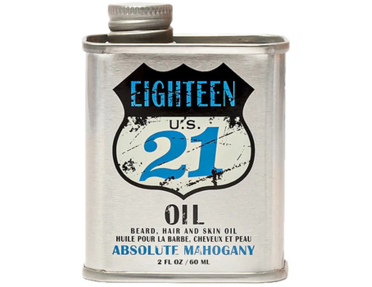 18.21 Man Made-Beard, Hair & Skin Oil ( Absolute Mahogany )-60ml