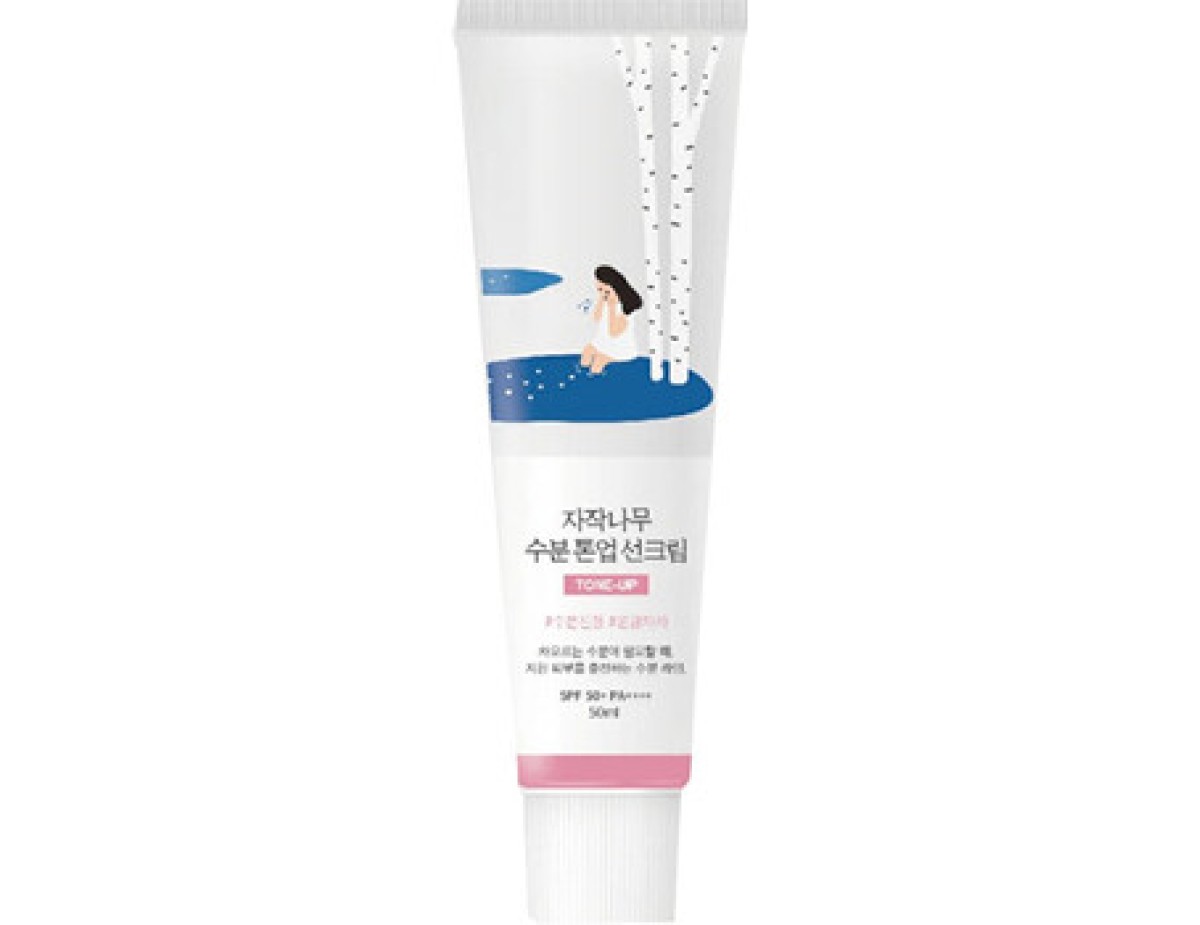ROUND LAB-Birch Moisture Tone-Up Sunscreen SPF 50+ PA++++ - Tónovací ochranný krém-50ml