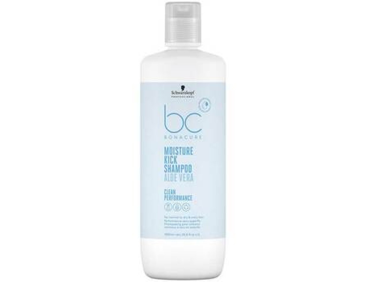 Schwarzkopf Professional-BC Bonacure Moisture Kick Shampoo Aloe Vera - Vyživující šampon pro hydrataci vlasů-1000ml