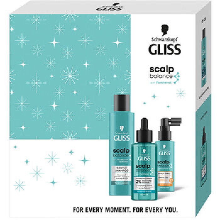 Schwarzkopf Professional-Gliss Kur Scalp Balance Box - Dárková sada
