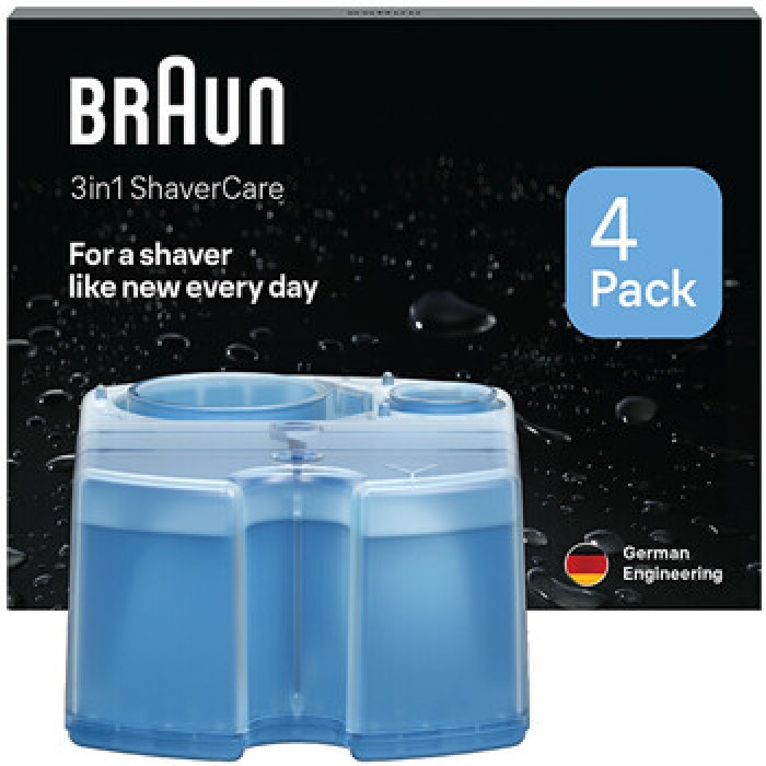 Braun-ShaverCare 3in1 ( 4 ks ) - Náhradní kazety pro čisticí stanice