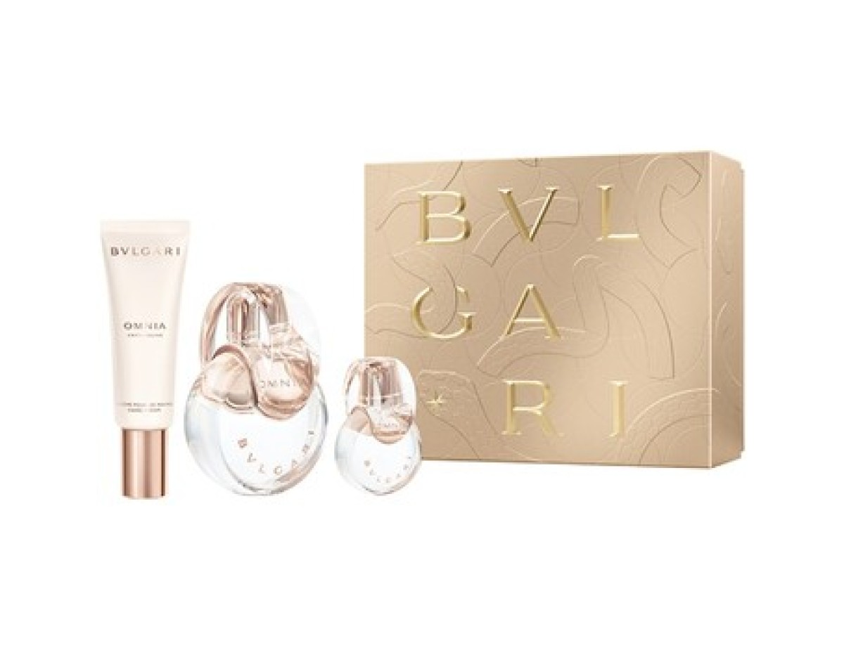 Bvlgari-Omnia Crystalline Dárková sada EDT 100 ml, krém na ruce 40 ml a miniaturka EDT 15 ml-100ml Bvlgari-Omnia Crystalline Dárková sada EDT 100 ml, krém na ruce 40 ml a miniaturka EDT 15 ml-100ml