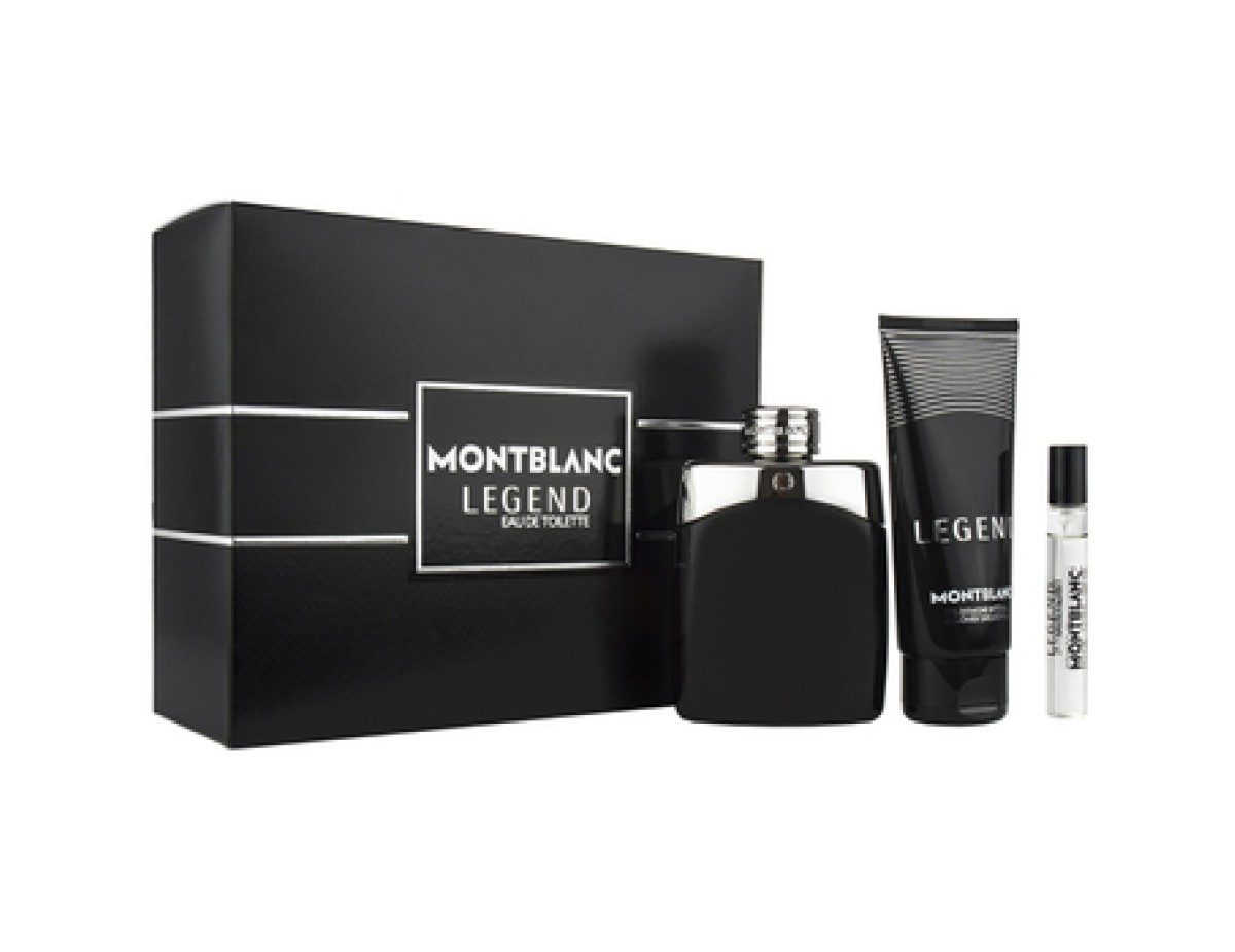 Mont Blanc-Legend Gift set EDT 100 ml, shower gel 100 ml and miniature EDT 7.5 ml-100ml