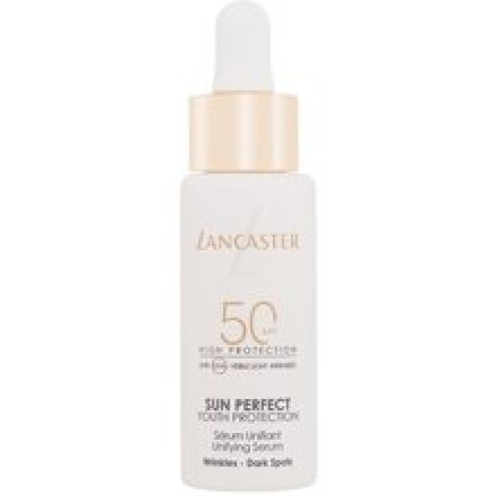 Lancaster-Sun Perfect Youth Protection Unifying Serum SPF50 - Pleťové sérum na opalování proti vráskám a pigmentovým skvrnám-30ml