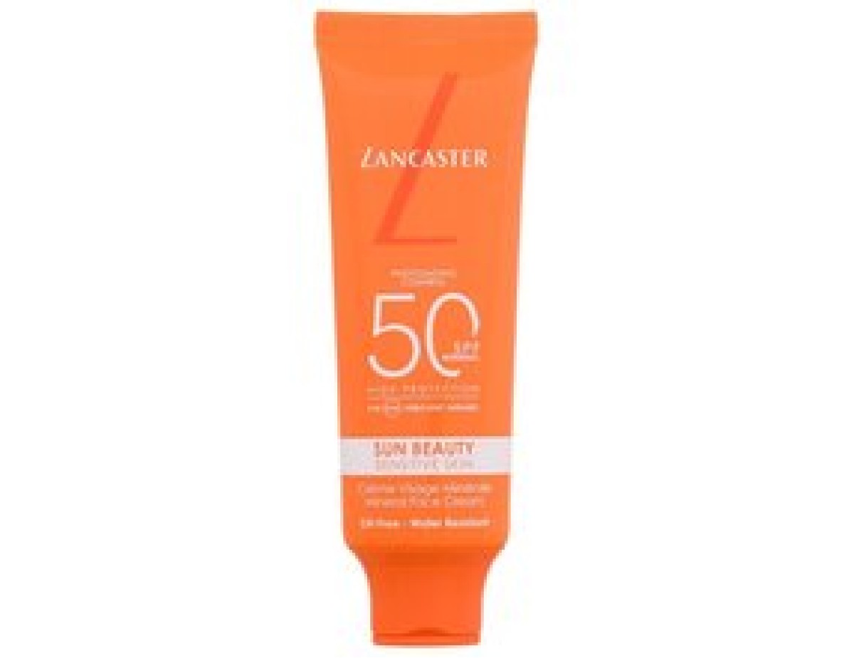 Lancaster-Sun Beauty Sensitive Skin Mineral Face Cream SPF50 - Opalovací krém na obličej pro citlivou a aknózní pleť-50ml Lancaster-Sun Beauty Sensitive Skin Mineral Face Cream SPF50 - Opalovací krém na obličej pro citlivou a aknózní pleť-50ml