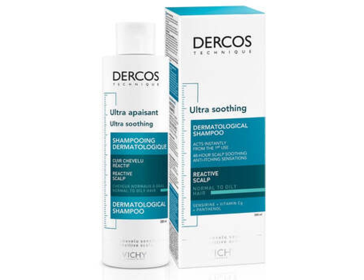 Dercos Ultra smoothing Shampoo ( Normal and Oily Hair)-200ml Dercos Ultra smoothing Shampoo ( Normal and Oily Hair)-200ml