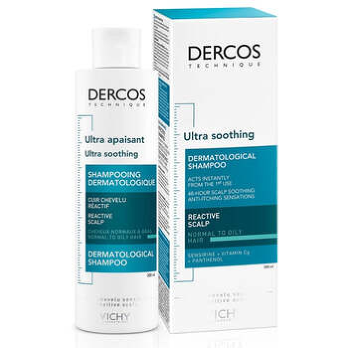 Dercos Ultra smoothing Shampoo ( Normal and Oily Hair)-200ml Dercos Ultra smoothing Shampoo ( Normal and Oily Hair)-200ml