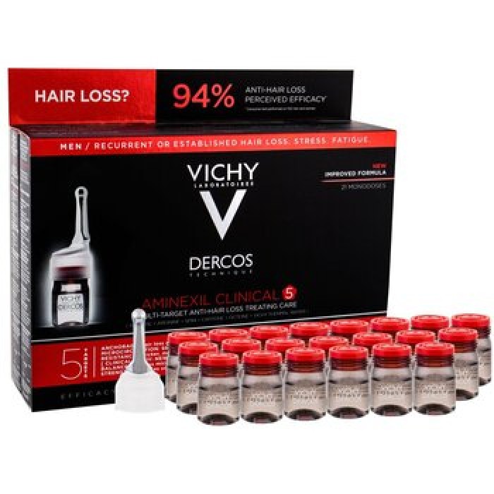 Vichy-Dercos Aminexil Clinical 5 - Multi-purpose anti-hair loss treatment for men-21.0ks Vichy-Dercos Aminexil Clinical 5 - Multi-purpose anti-hair loss treatment for men-21.0ks