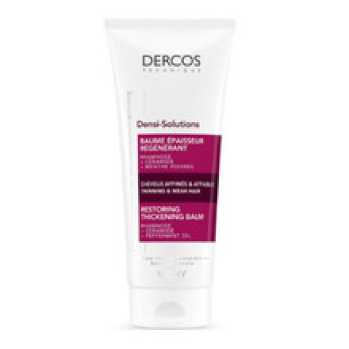 Vichy-Dercos Densi Solutions Restoring Thickening Balm - Renewing balm for fine and weak hair-200ml Vichy-Dercos Densi Solutions Restoring Thickening Balm - Renewing balm for fine and weak hair-200ml