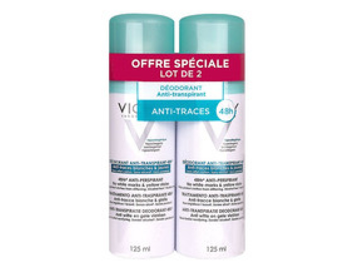 Deodorant Anti-Transpirant 48h ( 2 pcs ) - Alcohol-free deodorant spray with a 48-hour effect-125ml