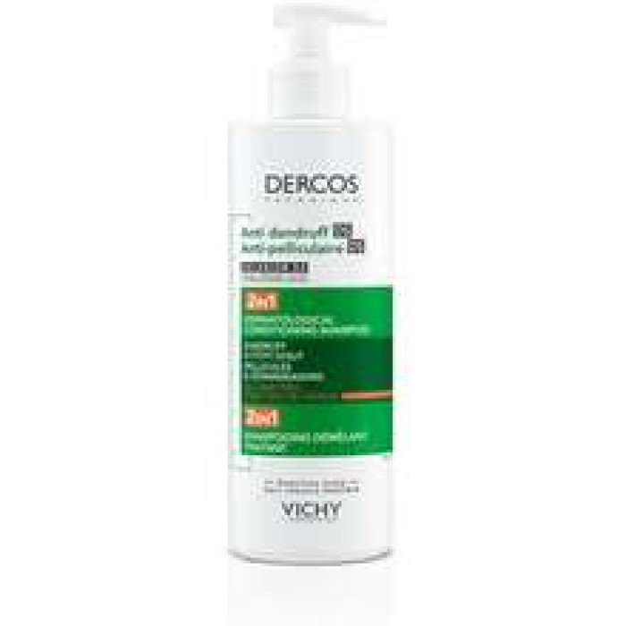 Vichy-Dercos Anti-Dandruff 2in1 Dermatological Conditioning Shampoo-390ml Vichy-Dercos Anti-Dandruff 2in1 Dermatological Conditioning Shampoo-390ml