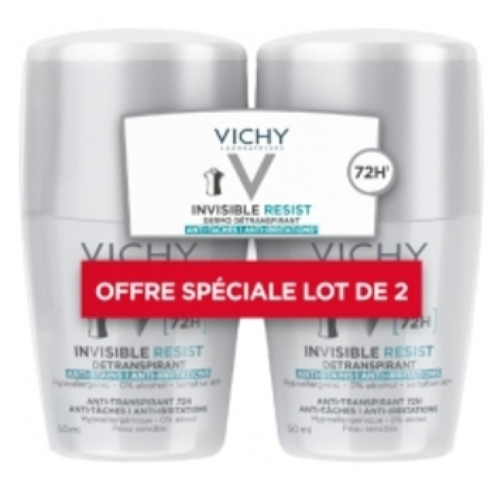 Vichy-Invisible Resist 72H Detranspirant - Antiperspirant proti nadměrnému pocení-100ml