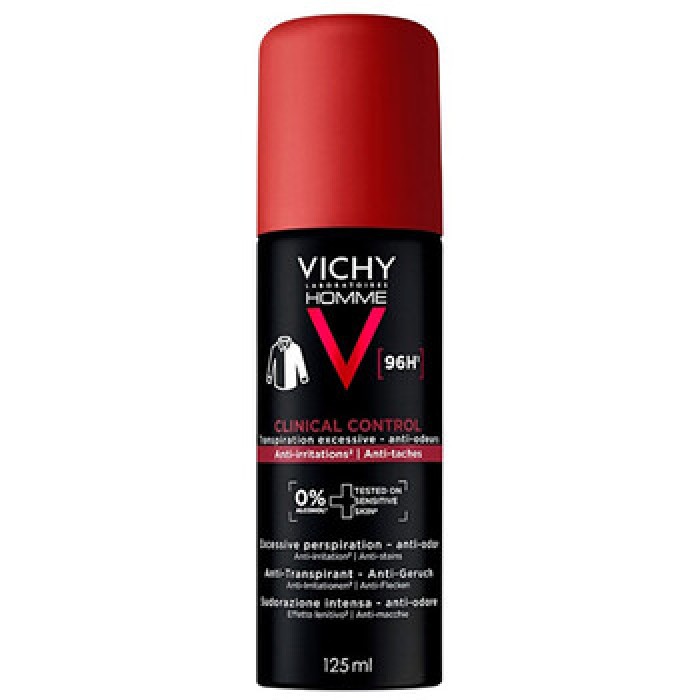 Vichy-Homme Clinical Control 96h Antiperspirant - Antiperspirant-125ml