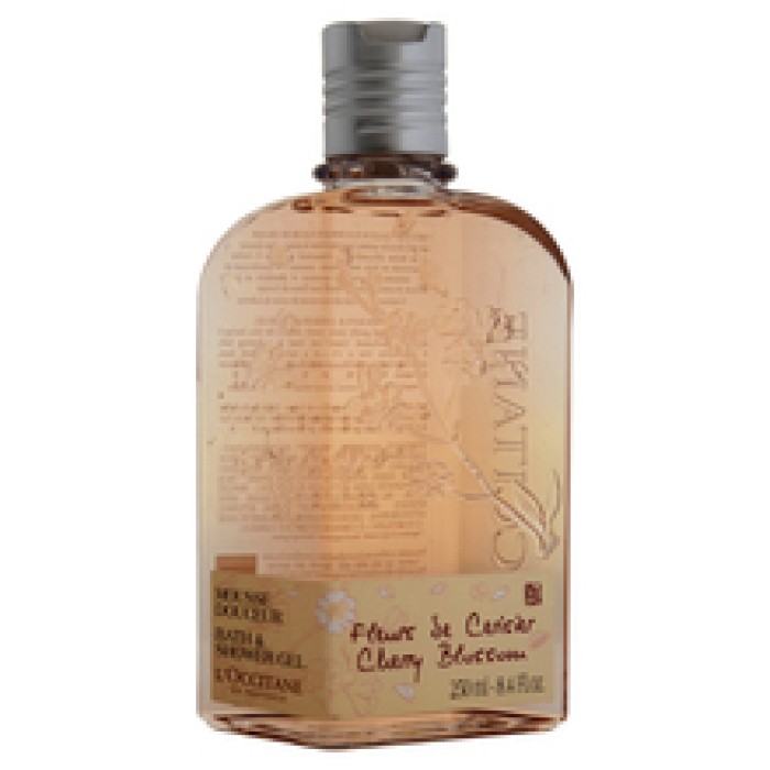 L´occitane-Cherry Blossom Bath Shower Gel - Gentle Shower Gel-250ml