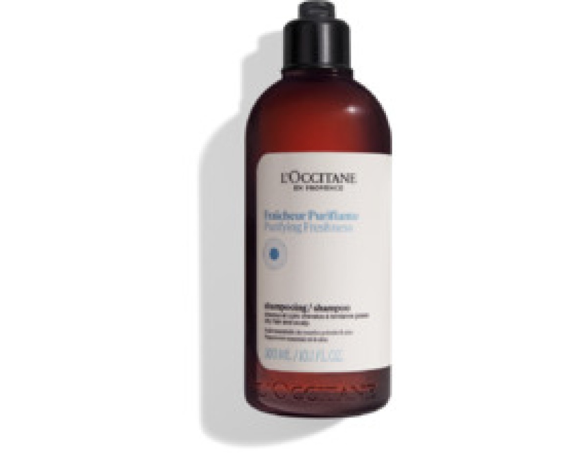 L´occitane-Purifying Freshness Shampoo - gentle micellar shampoo for all hair types-300ml