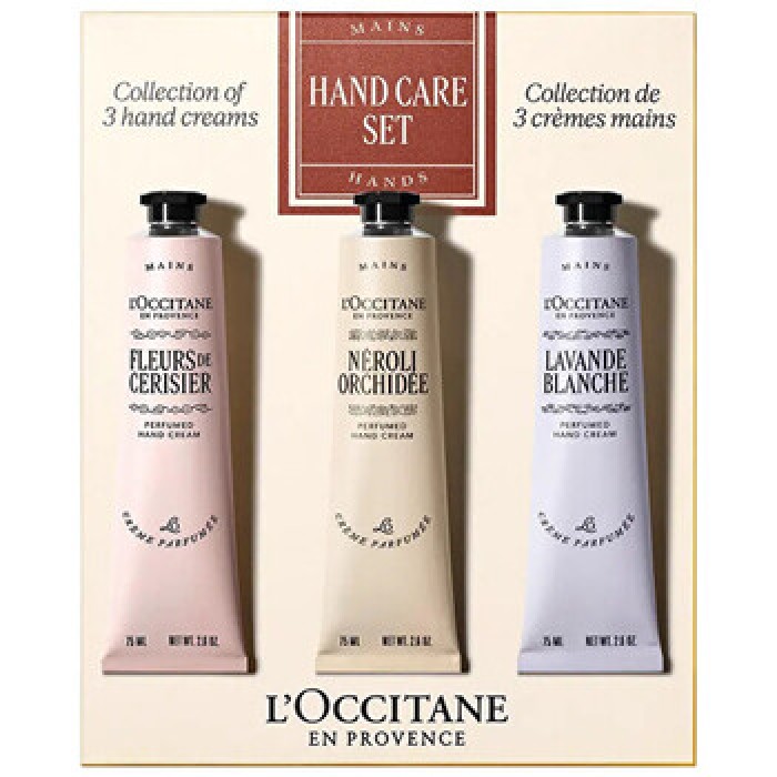 L´occitane-Mixed Lines Hand Care Set - Dárková sada krémů na ruce