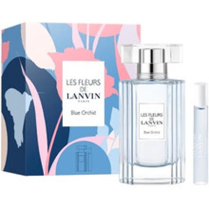 Lanvin-Blue Orchid Gift Set EDT 50 ml and miniature EDT 7.5 ml-50ml