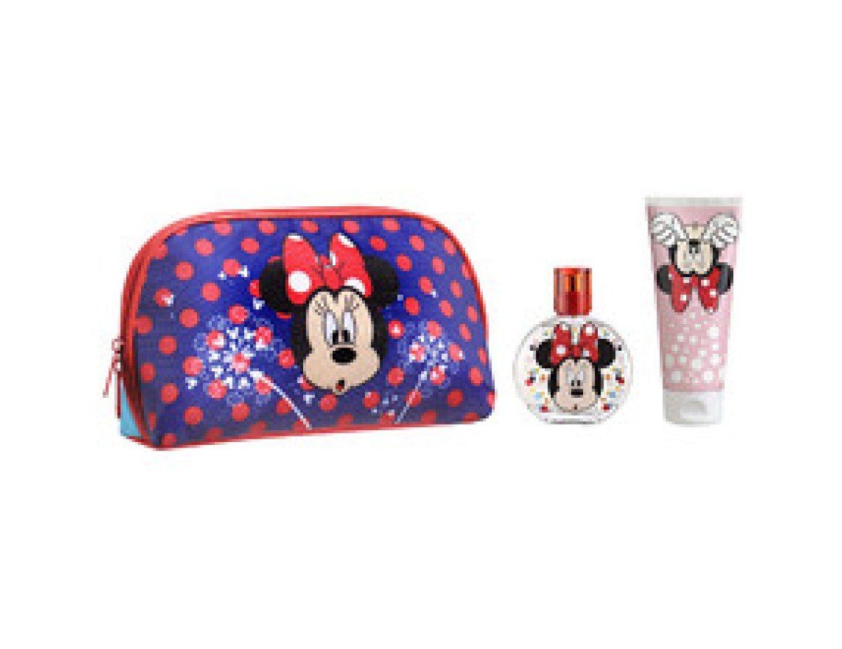 Dětské parfémy-Minnie Gift set EDT 50 ml, shower gel 100 ml and a bag-50ml