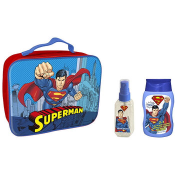 Dětské parfémy-Superman Set Dárková sada s kosmetickou taškou