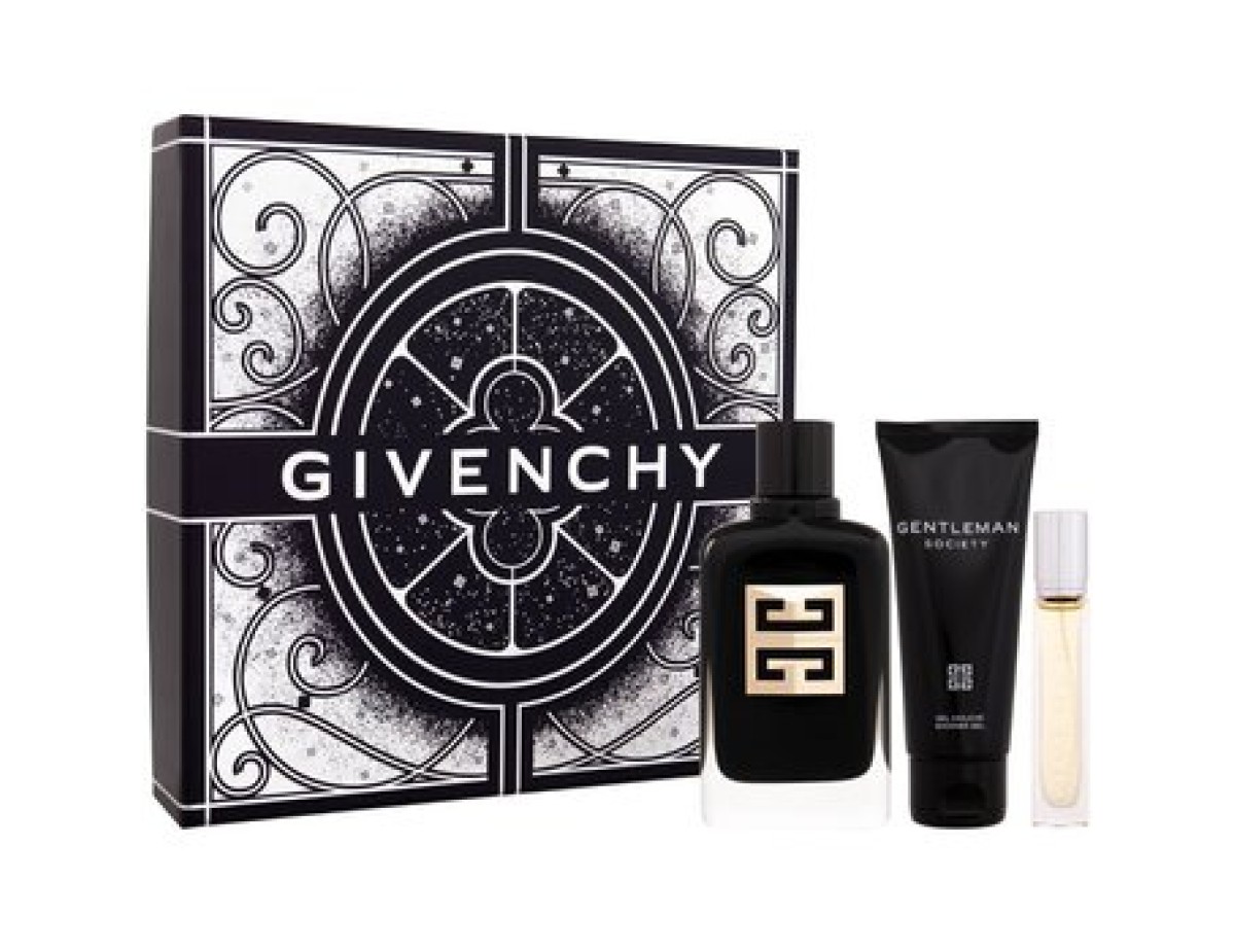 Givenchy-Gentleman Society Dárková sada EDP 100 ml, sprchový gel 75 ml a miniaturka EDP 12,5 ml-100ml