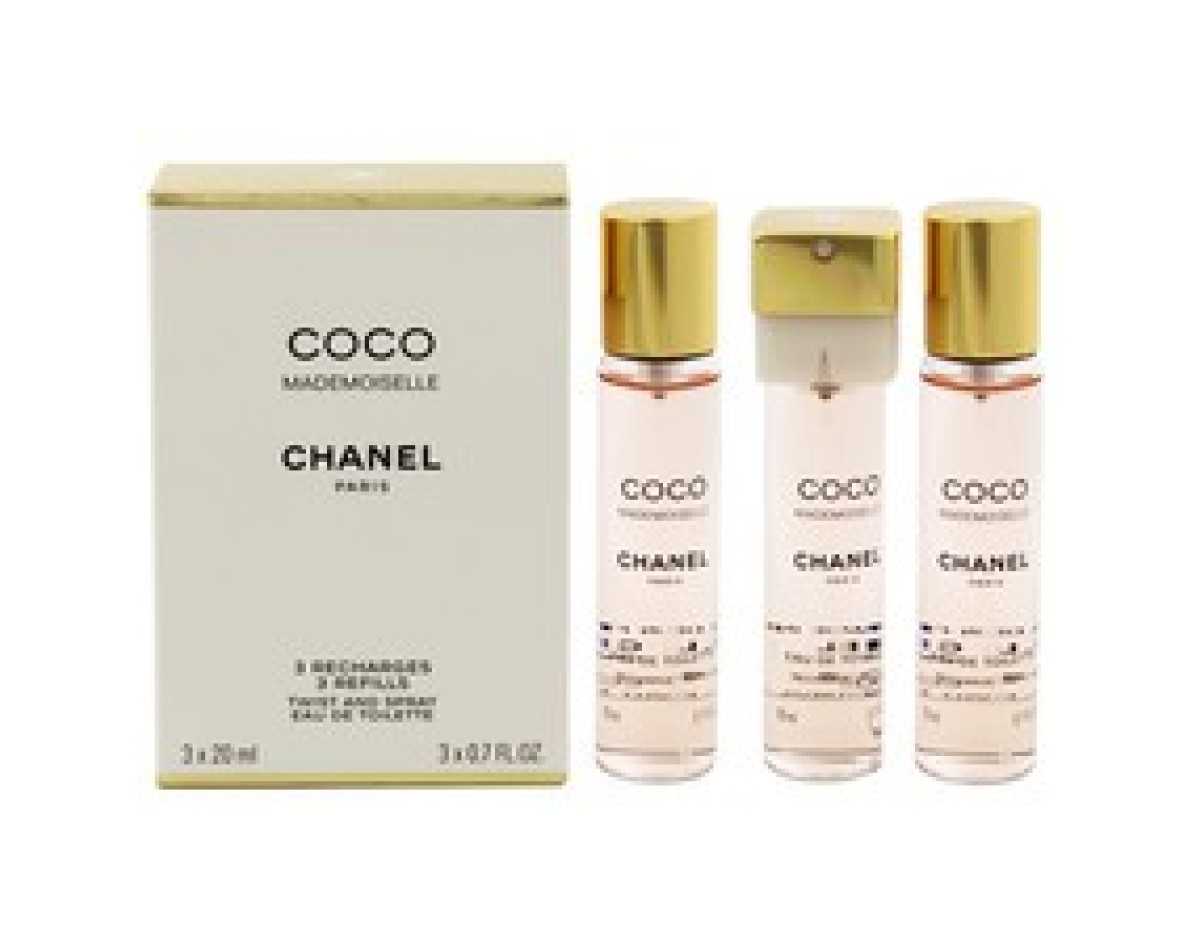 Chanel-Coco Mademoiselle EDT (3 x 20 mL) filling-60ml