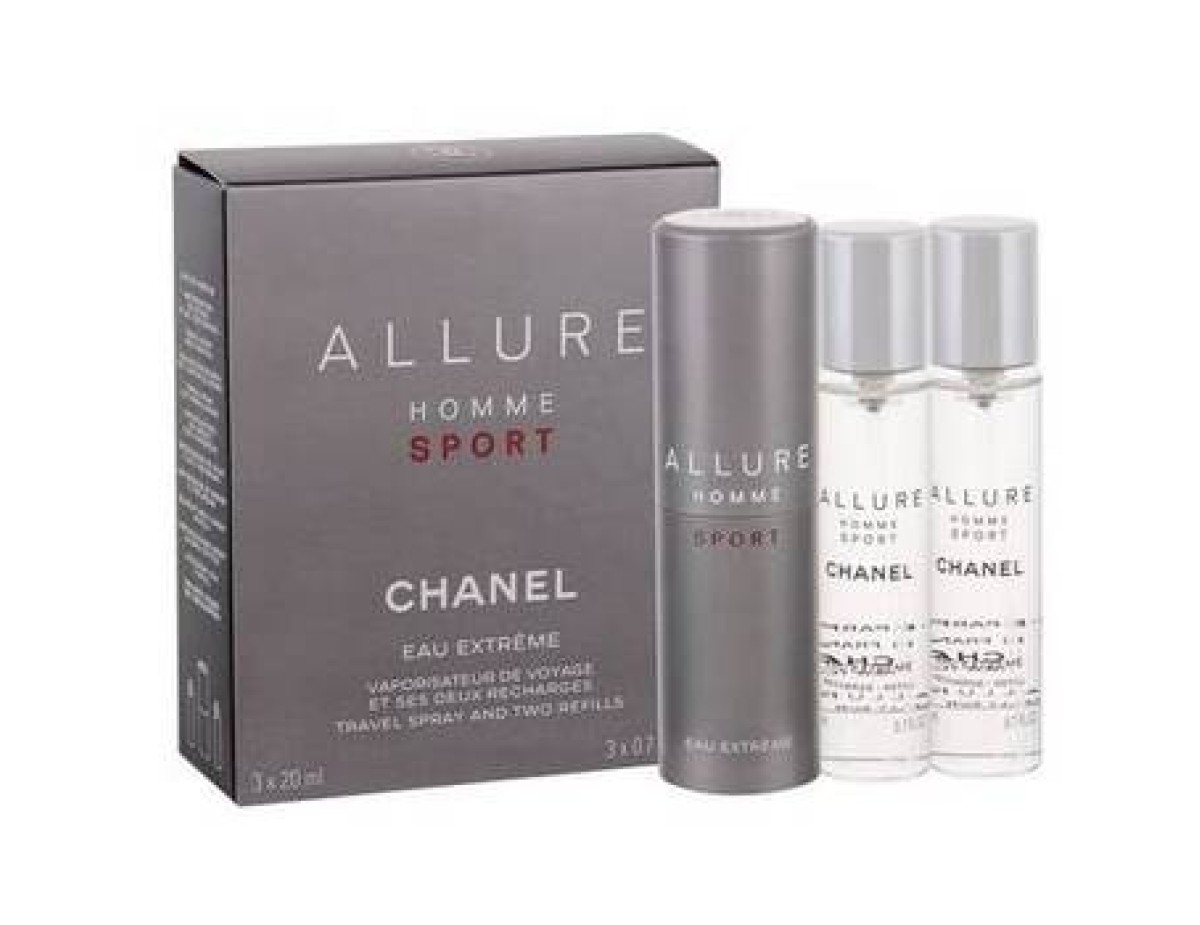 Chanel-Allure Homme Sport Eau Extreme EDP (3 x 20 ml)-60ml Chanel-Allure Homme Sport Eau Extreme EDP (3 x 20 ml)-60ml