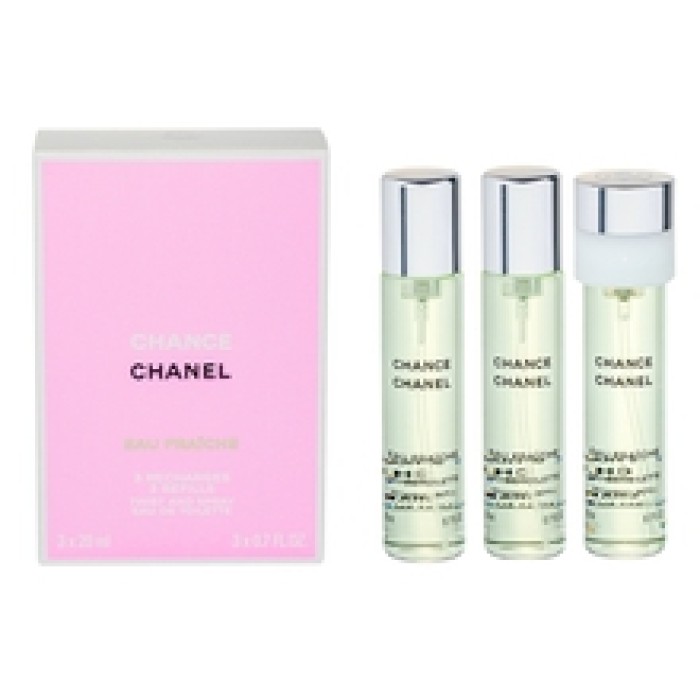 Chanel-Chance Eau Fraiche EDT ( 3 x 20 ) Fillings-60ml Chanel-Chance Eau Fraiche EDT ( 3 x 20 ) Fillings-60ml
