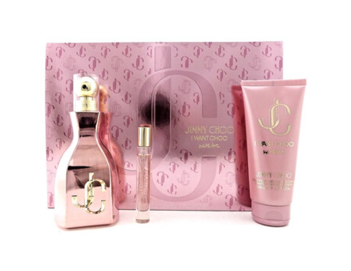 Jimmy Choo-I Want Choo With Love Dárková sada EDP 100 ml, miniaturka EDP 7,5 ml a tělové mléko 100 ml-100ml