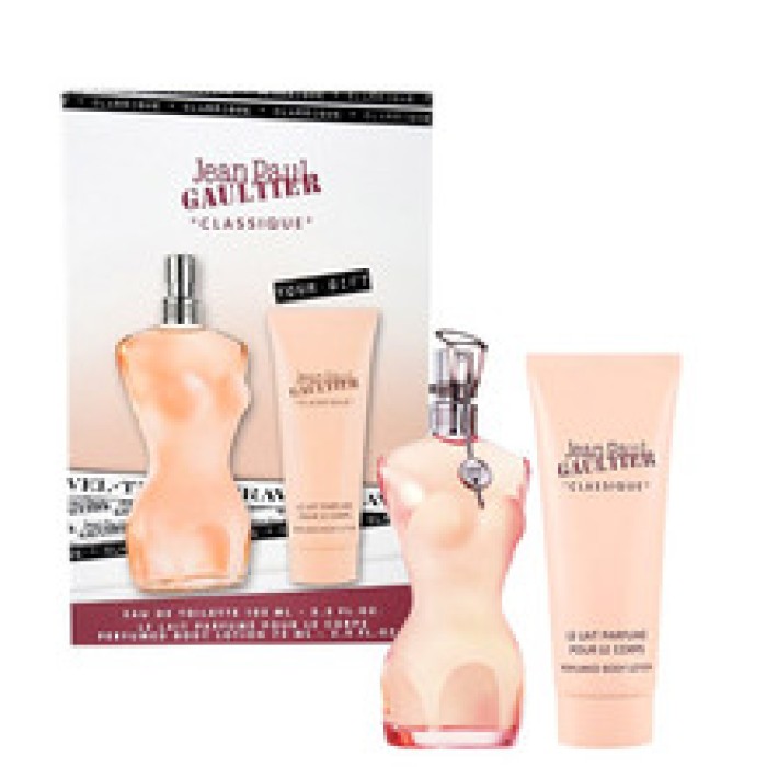 Jean Paul Gaultier-Classique Gift Set 100 ml EDT and body lotion Classique 75 ml-100ml