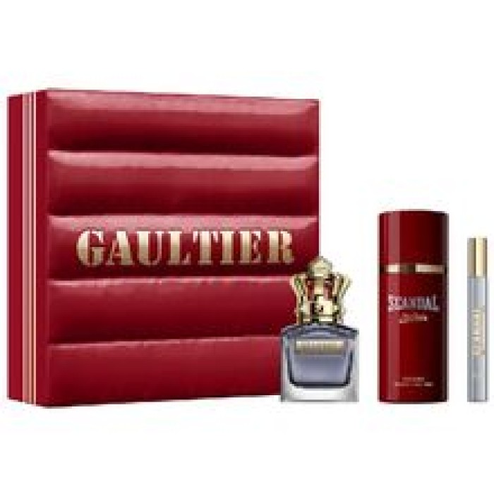 Jean Paul Gaultier-Scandal Pour Homme Gift Set EDT 100 ml, deospray 150 ml and miniature EDT 10 ml-100ml Jean Paul Gaultier-Scandal Pour Homme Gift Set EDT 100 ml, deospray 150 ml and miniature EDT 10 ml-100ml