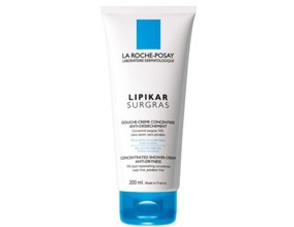LIPIKAR Surgras Shower Cream (Dry Skin) - Moisturizing Shower Gel-400ml