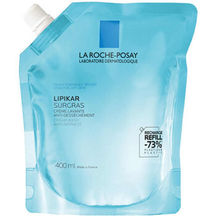 La Roche-Posay-Surgras Anti-Dryness Cream Wash Refill - Náplň pro sprchový krém-400ml
