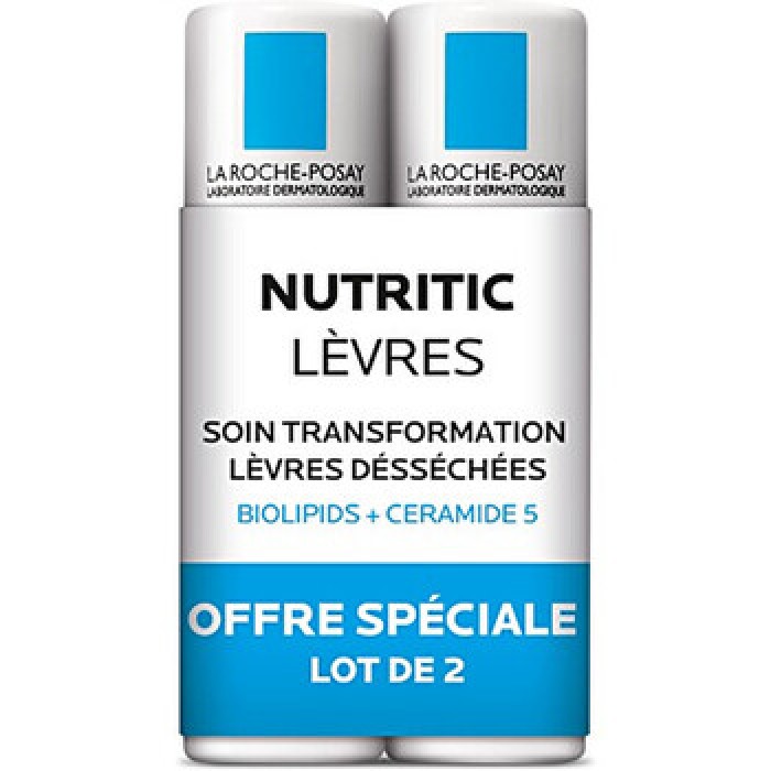 La Roche-Posay-Nutritic Lèvres Deo - Sada balzámů na rty-4.7ml