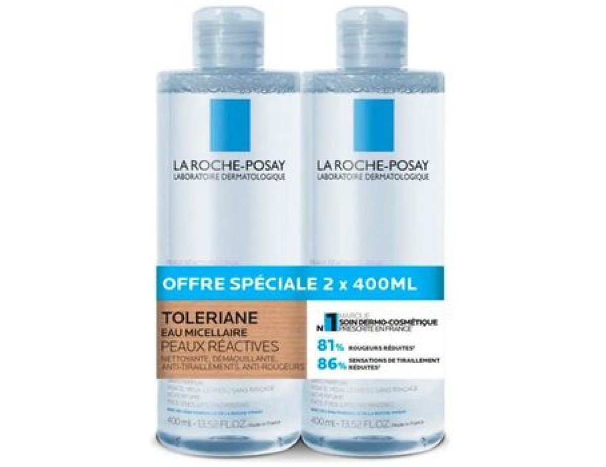 La Roche-Posay-Toleriane Eau Micellaire Duo - Sada micelárních vod-800ml