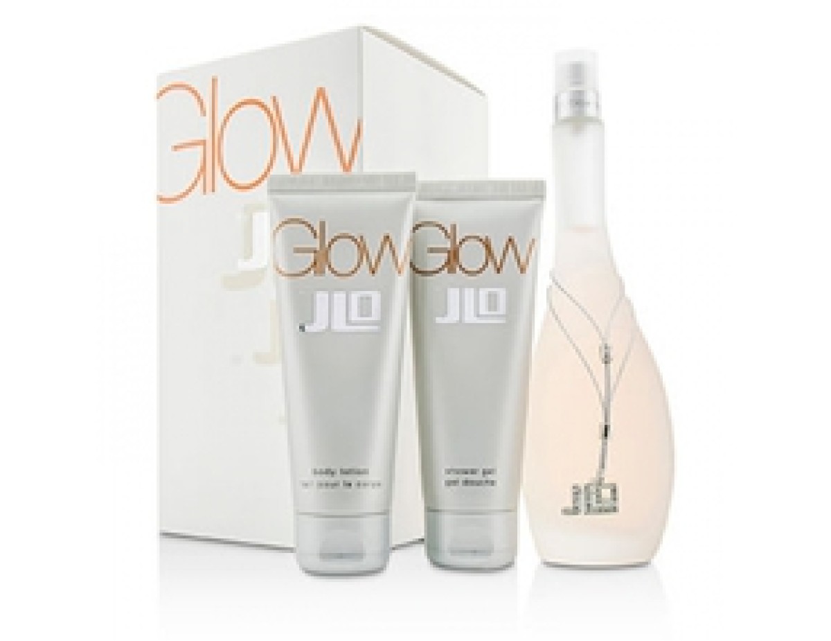 Jennifer Lopez-Glow by JLo Great Gift Set 100 ml EDT, Body Lotion Glow by JLo and 75 ml shower gel Glow by JLo 75 ml-100ml
