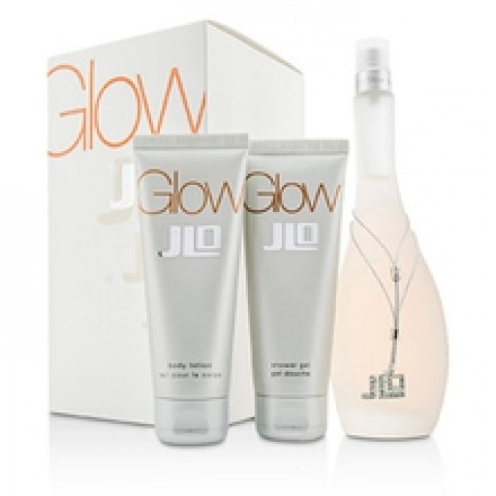 Jennifer Lopez-Glow by JLo Great Gift Set 100 ml EDT, Body Lotion Glow by JLo and 75 ml shower gel Glow by JLo 75 ml-100ml