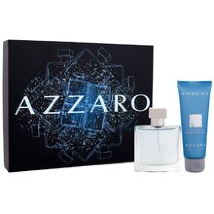 Azzaro-Chrome Gift set EDT 50 ml and shower gel 75 ml-50ml