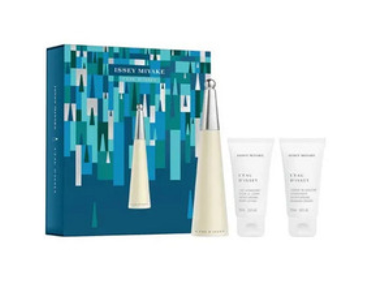 Issey Miyake-L`Eau D`Issey Gift Set EDT 50 ml body lotion l`Eau D`Issey 50 ml and Shower Cream 50 ml l`Eau D`Issey-50ml