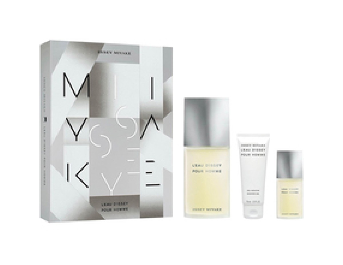 Issey Miyake-L'Eau D'Issey Pour Homme Gift Set EDT 125 ml, miniature EDT 15 ml and shower gel 50 ml-125ml Issey Miyake-L'Eau D'Issey Pour Homme Gift Set EDT 125 ml, miniature EDT 15 ml and shower gel 50 ml-125ml