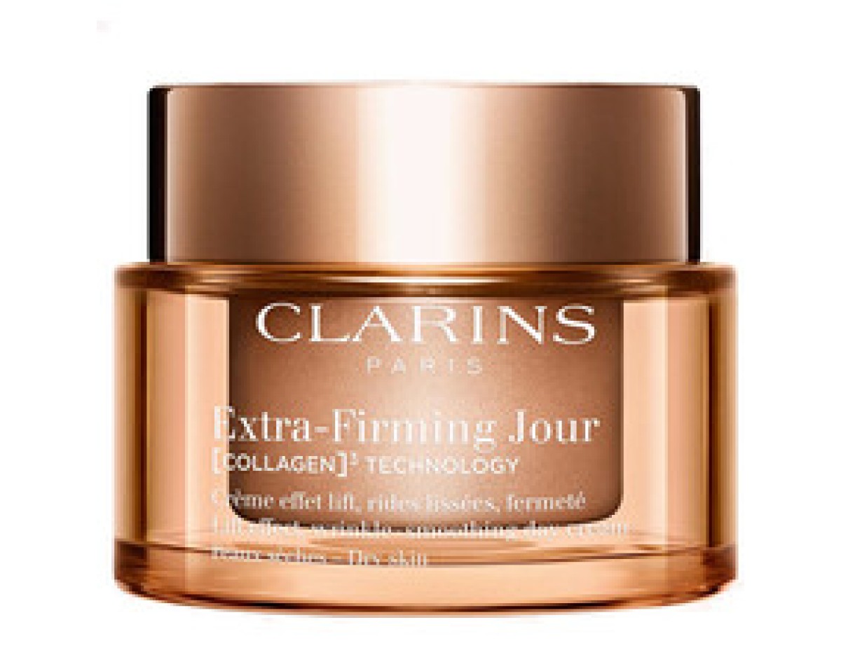 Clarins-Extra-Firming Jour Collagen Technology Cream - Denní zpevňující krém pro suchou pleť-50ml