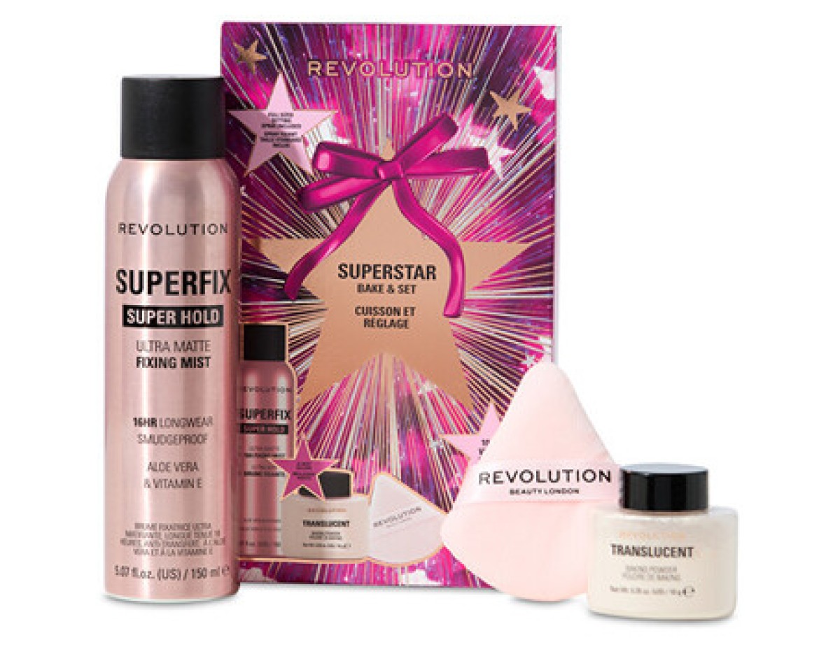Makeup Revolution-Superstar Bake & Set - Dárková sada Makeup Revolution-Superstar Bake & Set - Dárková sada
