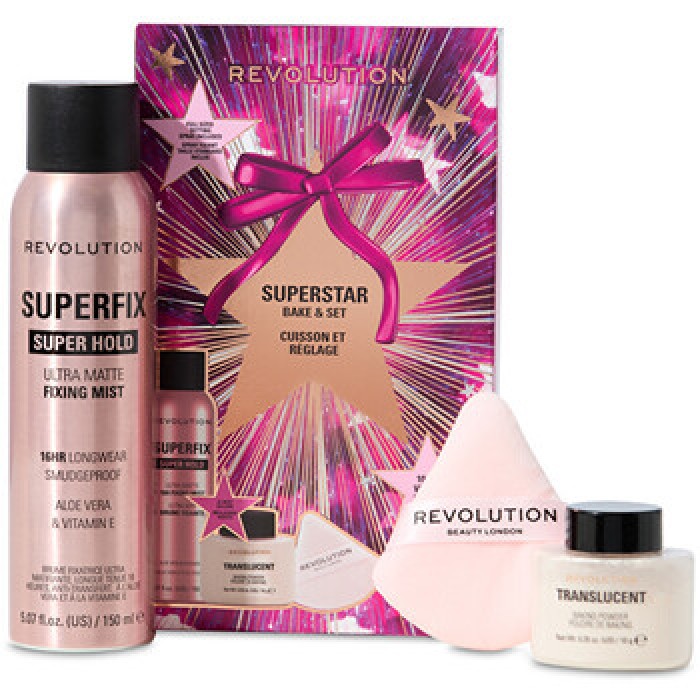 Makeup Revolution-Superstar Bake & Set - Dárková sada Makeup Revolution-Superstar Bake & Set - Dárková sada