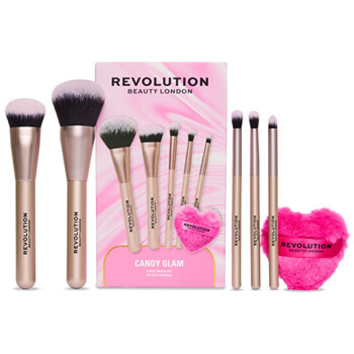 Makeup Revolution-Candy Glam Brush Set - Dárková sada Makeup Revolution-Candy Glam Brush Set - Dárková sada
