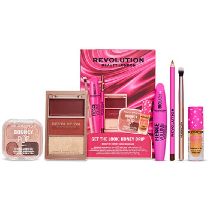Makeup Revolution-Get The Look: Honey Drip Edit Set - Dárková sada