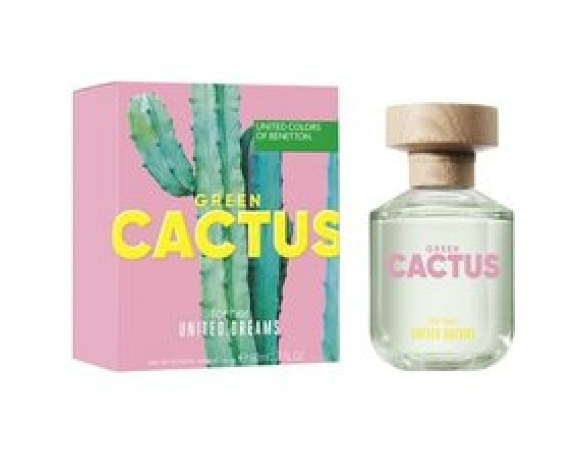 Benetton-United Dreams Green Cactus EDT-80ml Benetton-United Dreams Green Cactus EDT-80ml