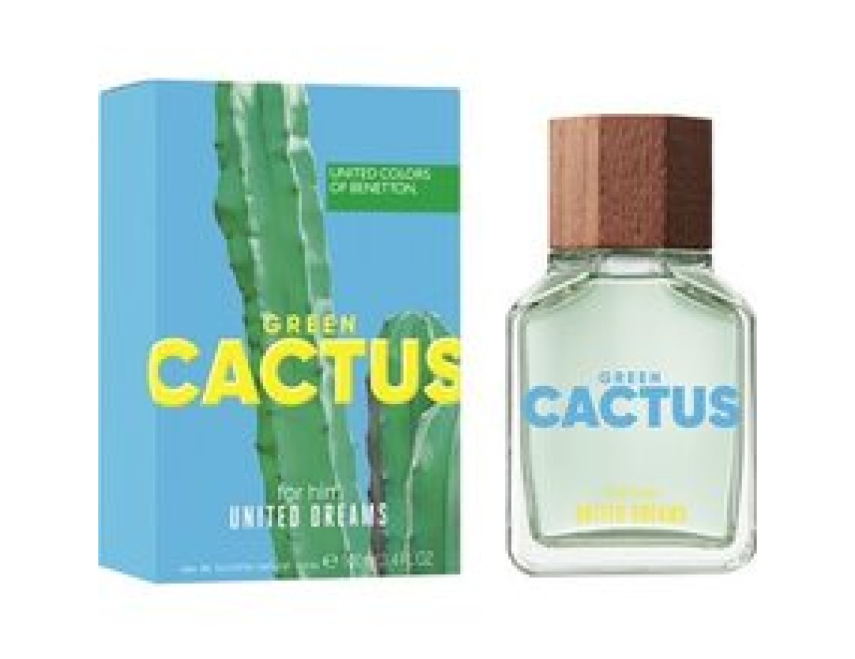 Benetton-United Dreams Green Cactus EDT-100ml Benetton-United Dreams Green Cactus EDT-100ml