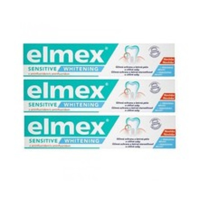 Elmex-Sensitive Whitening (3 x 75 ml) - Whitening toothpaste for sensitive teeth